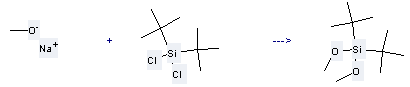 di-t-butyldimethoxysilane can be prepared by Silane,dichlorobis(1,1-dimethylethyl)- and methanol; sodium salt.